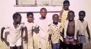 Children from the village, Anyako